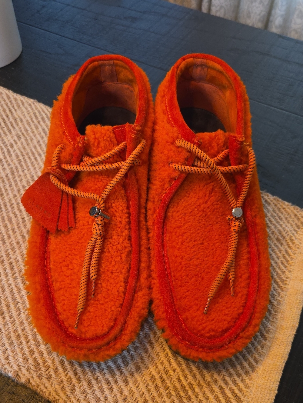 Clarks Originals Wallabee BootMoncler 1952 Orange Shearling